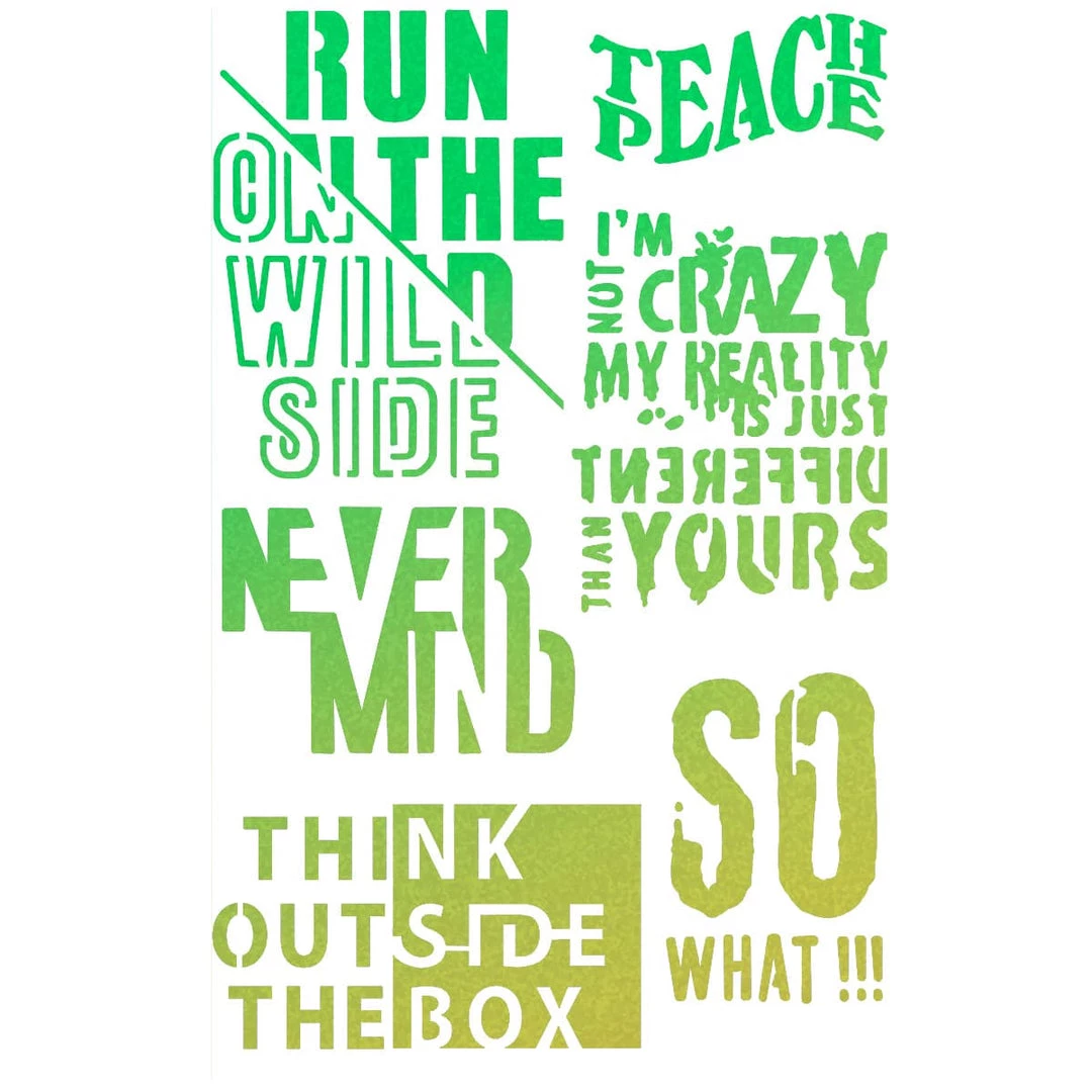 Think Outside The Box - Texture Bad Girls Stencil 5x8 By Ciao Bella Bad Girls Stamps & Stencils 5 Think Outside The Box - Texture Bad Girls Stencil 5x8 By Ciao Bella Bad Girls Stamps & Stencils