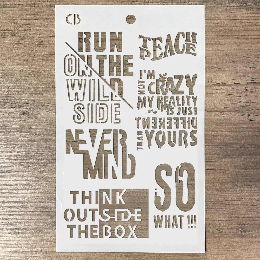 Think Outside The Box - Texture Bad Girls Stencil 5x8 By Ciao Bella Bad Girls Stamps & Stencils 7 Think Outside The Box - Texture Bad Girls Stencil 5x8 By Ciao Bella Bad Girls Stamps & Stencils
