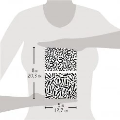 Question Mark - Texture Bad Girls Stencil 5x8 By Ciao Bella 10 Question Mark - Texture Bad Girls Stencil 5x8 By Ciao Bella