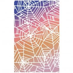 Spider Net II - Texture Bad Girls Stencil 5x8 By Ciao Bella Fall / Halloween