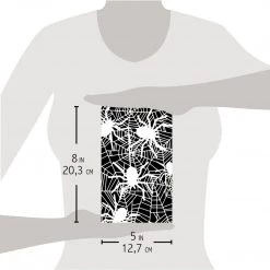 Fall / Halloween Spiders - Texture Bad Girls Stencil 5x8 By Ciao Bella