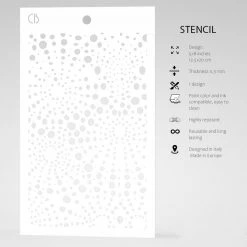 Radial - Texture Bad Girls Stencil 5x8 By Ciao Bella 8 Radial - Texture Bad Girls Stencil 5x8 By Ciao Bella