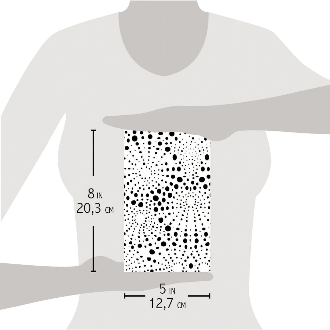 Radial - Texture Bad Girls Stencil 5x8 By Ciao Bella 6 Radial - Texture Bad Girls Stencil 5x8 By Ciao Bella