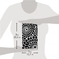 Bad Girls Stamps & Stencils Double Spiral - Texture Bad Girls Stencil 5x8 By Ciao Bella 10 Bad Girls Stamps & Stencils Double Spiral - Texture Bad Girls Stencil 5x8 By Ciao Bella