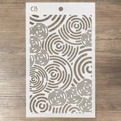 Vinyl Records - Texture Bad Girls Stencil 5x8 By Ciao Bella