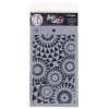 Concentric Points - Texture Bad Girls Stencil 5x8 By Ciao Bella