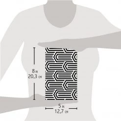 Paper Clips - Texture Bad Girls Stencil 5x8 By Ciao Bella Bad Girls Stamps & Stencils 10 Paper Clips - Texture Bad Girls Stencil 5x8 By Ciao Bella Bad Girls Stamps & Stencils