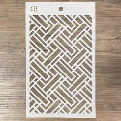 Labyrinth - Texture Bad Girls Stencil 5x8 By Ciao Bella Bad Girls Stamps & Stencils