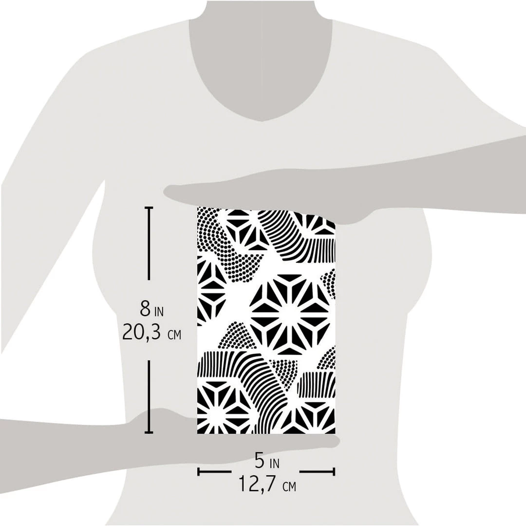 Hexagon - Texture Bad Girls Stencil 5x8 By Ciao Bella Bad Girls Stamps & Stencils 6 Hexagon - Texture Bad Girls Stencil 5x8 By Ciao Bella Bad Girls Stamps & Stencils