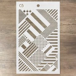 Bad Girls Stamps & Stencils Mondrian - Texture Bad Girls Stencil 5x8 By Ciao Bella 11 Bad Girls Stamps & Stencils Mondrian - Texture Bad Girls Stencil 5x8 By Ciao Bella