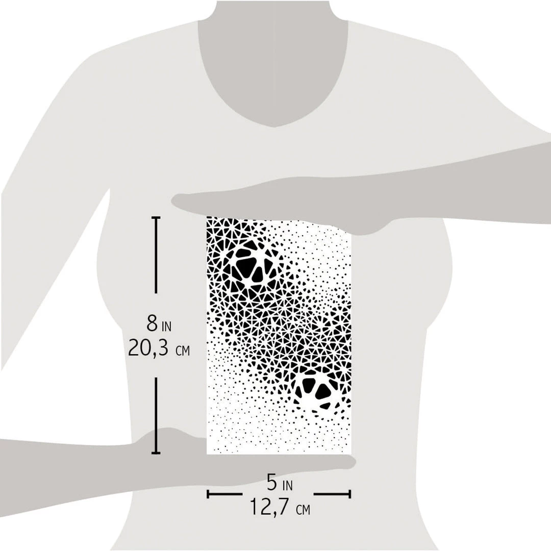 Synapsis - Texture Bad Girls Stencil 5x8 By Ciao Bella Bad Girls Stamps & Stencils 6 Synapsis - Texture Bad Girls Stencil 5x8 By Ciao Bella Bad Girls Stamps & Stencils