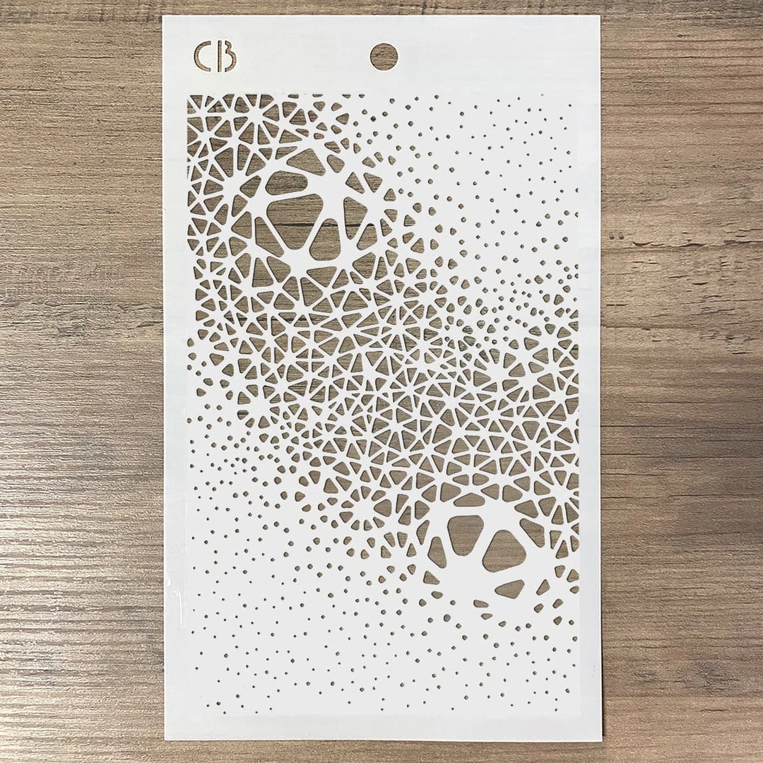 Synapsis - Texture Bad Girls Stencil 5x8 By Ciao Bella Bad Girls Stamps & Stencils 7 Synapsis - Texture Bad Girls Stencil 5x8 By Ciao Bella Bad Girls Stamps & Stencils