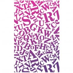 Newspaper Font - Texture Bad Girls Stencil 5x8 By Ciao Bella