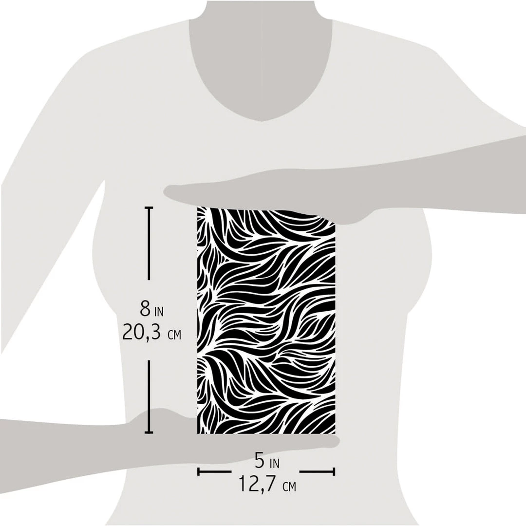 Bad Girls Stamps & Stencils Waves - Texture Bad Girls Stencil 5x8 By Ciao Bella 6 Bad Girls Stamps & Stencils Waves - Texture Bad Girls Stencil 5x8 By Ciao Bella