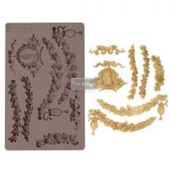 Prima Re-Design Decor Moulds Madame Garland Silicone Mold Redesign With Prima Decor Mould