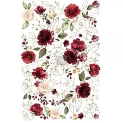 Prima Re-Design Midnight Floral REDESIGN DECOR TRANSFERS – SIZE 22″ X 33″