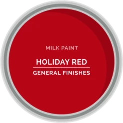 Holiday Red General Finishes Milk Paint