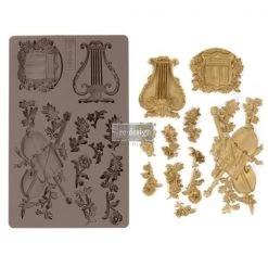 Prima Re-Design Decor Moulds Musical Journey Silicone Mold Redesign With Prima Decor Mould