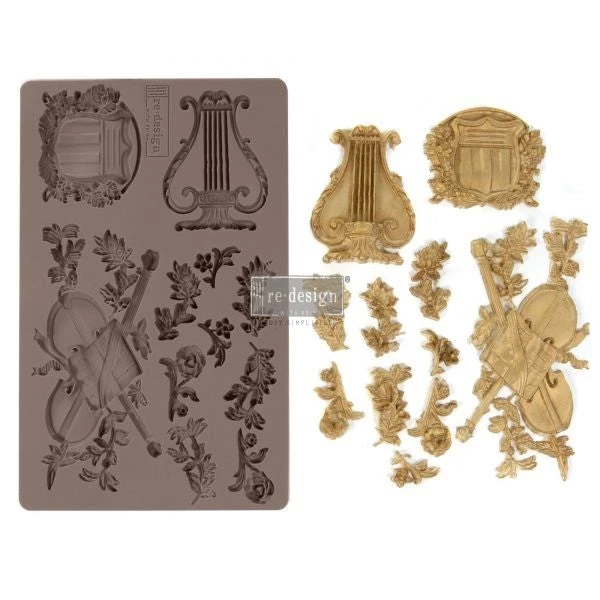 Prima Re-Design Decor Moulds Musical Journey Silicone Mold Redesign With Prima Decor Mould 3 Prima Re-Design Decor Moulds Musical Journey Silicone Mold Redesign With Prima Decor Mould