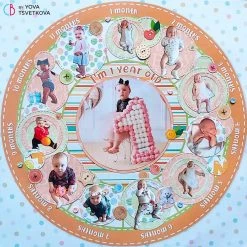 Papercraft & Scrapbooking My First Year Fussy Cut Pad 6x6 24/Pkg By Ciao Bella