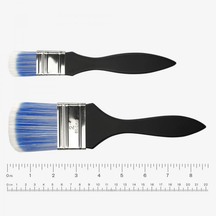 All Paint Products Blue Ice Oval Brush Size 2 4 All Paint Products Blue Ice Oval Brush Size 2