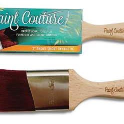Paint Couture Brushes 2" Angle Short Paint Couture Synthetic Paint Brush