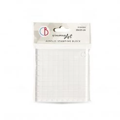 Acrylic Block Stamp Holder 3.94in X 3.94in (10cm X 10cm) By Ciao Bella Stamping Art Newly Added Products!