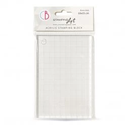 Acrylic Block Stamp Holder 3.94in X 5.91in (10cm X 15cm) By Ciao Bella Stamping Art Newly Added Products!