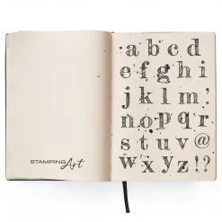 Newly Added Products! Design Lowercase Alphabet Clear Stamp 4x6 By Ciao Bella Stamping Art