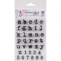 Remington Lowercase Alphabet Clear Stamp 4x6 By Ciao Bella Stamping Art