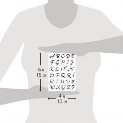 Moonlight Uppercase Alphabet Clear Stamp 4x6 By Ciao Bella Stamping Art Newly Added Products!