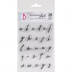 Newly Added Products! Muse Lowercase Alphabet Clear Stamp 4x6 By Ciao Bella Stamping Art