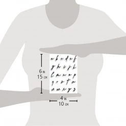 Newly Added Products! Muse Lowercase Alphabet Clear Stamp 4x6 By Ciao Bella Stamping Art