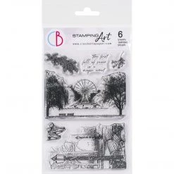 The First Fall Of Snow Clear Stamp 4x6 By Ciao Bella Stamping Art