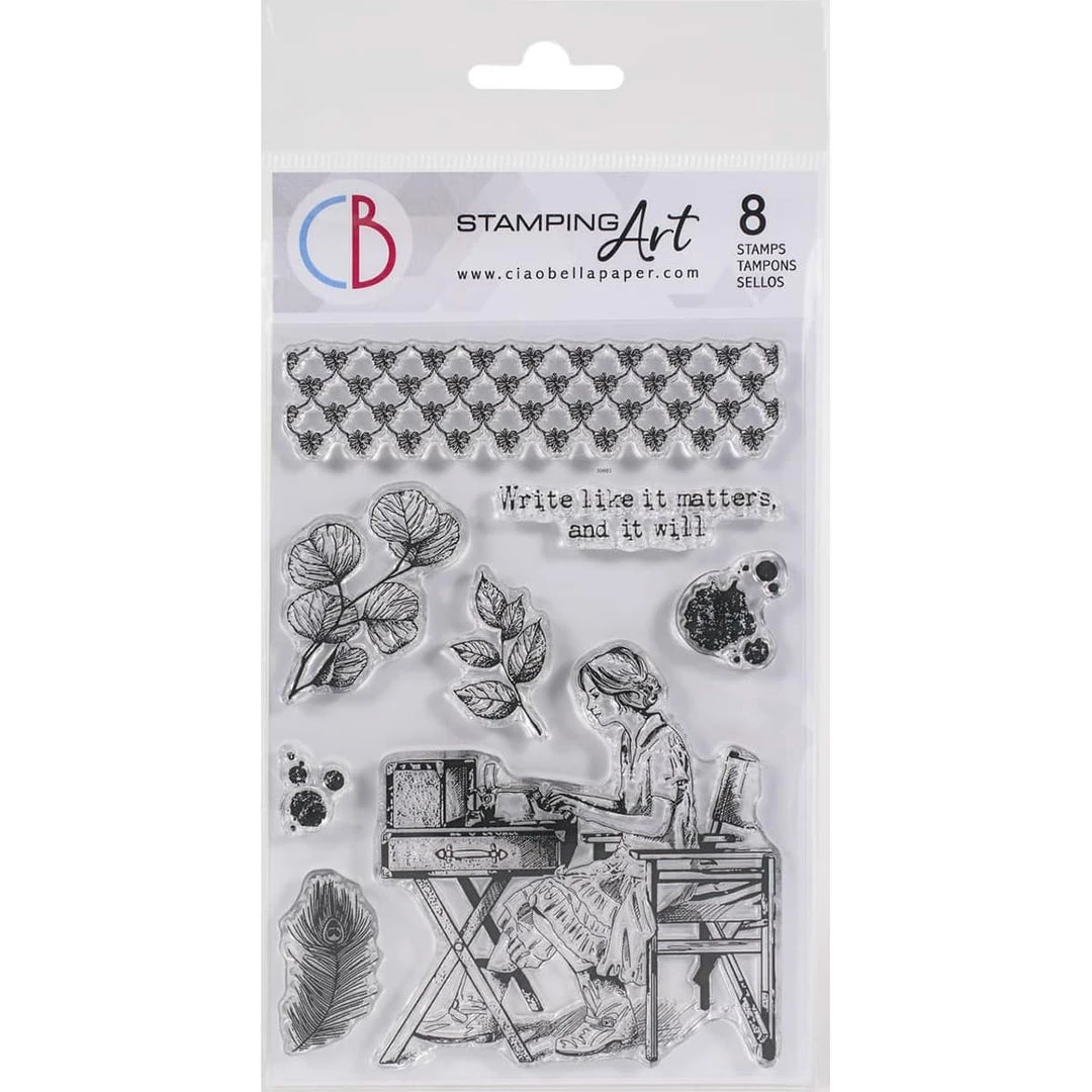 Write Like It Matters Clear Stamp 4x6 By Ciao Bella Stamping Art Newly Added Products! 4 Write Like It Matters Clear Stamp 4x6 By Ciao Bella Stamping Art Newly Added Products!