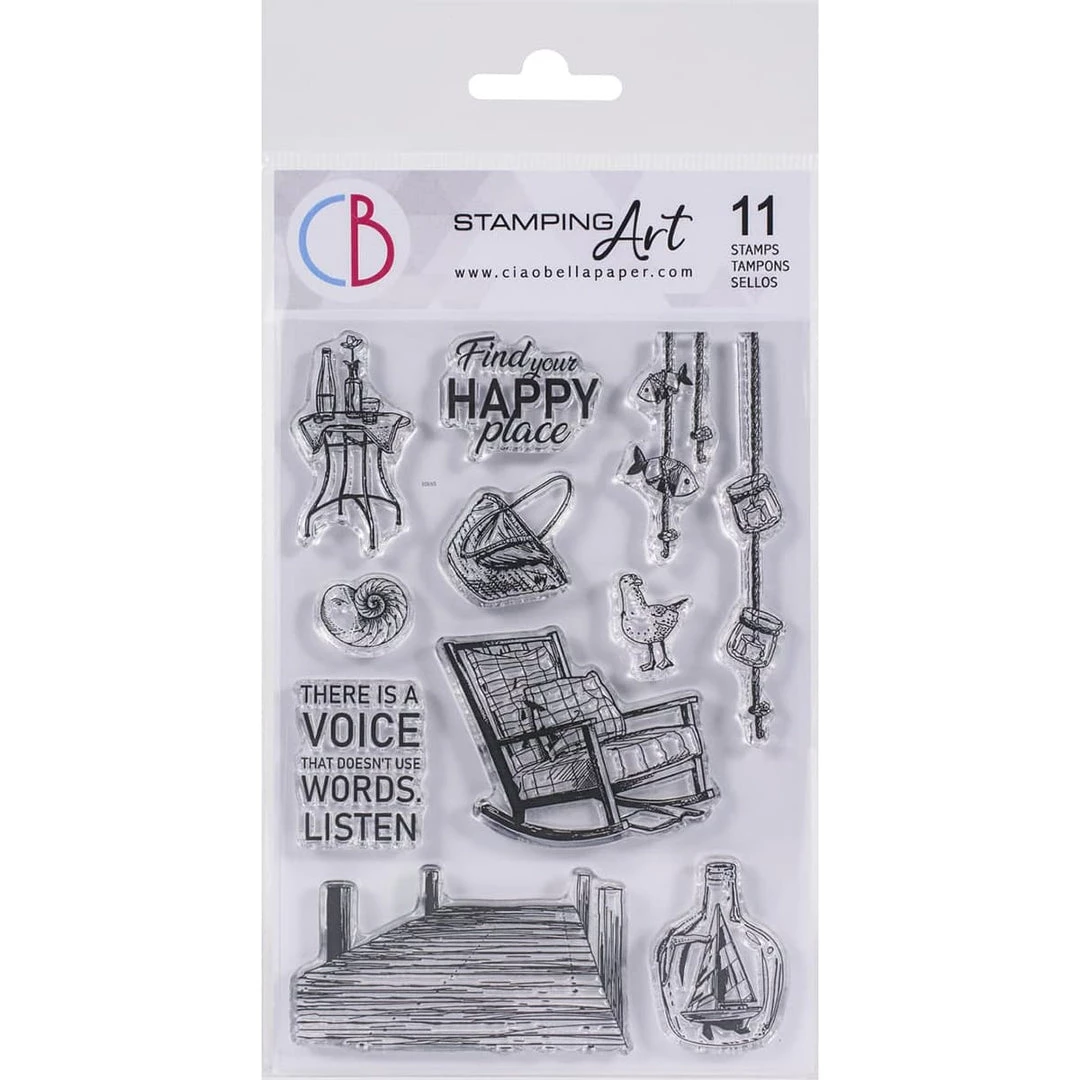 Newly Added Products! Find Your Happy Place Clear Stamp 4x6 By Ciao Bella Stamping Art 4 Newly Added Products! Find Your Happy Place Clear Stamp 4x6 By Ciao Bella Stamping Art