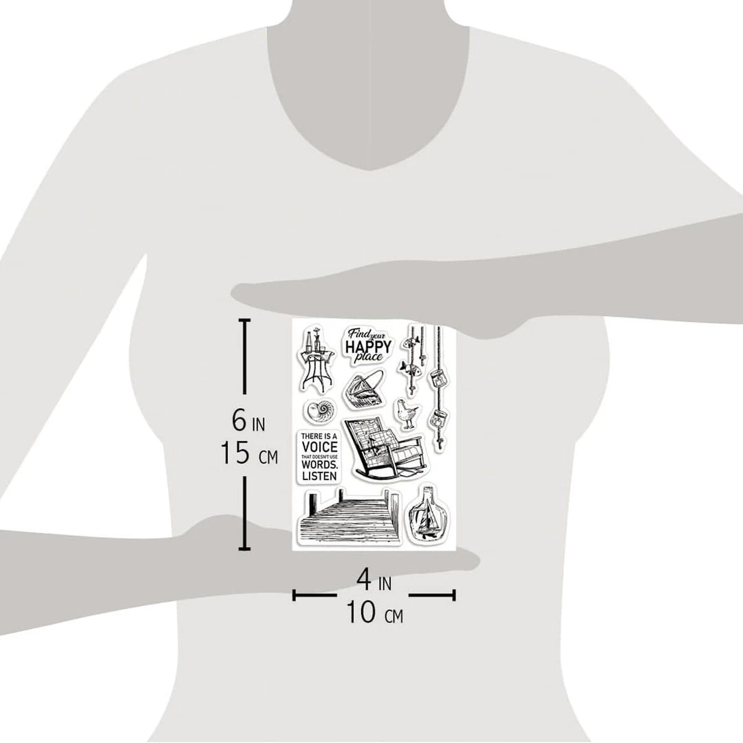 Newly Added Products! Find Your Happy Place Clear Stamp 4x6 By Ciao Bella Stamping Art 5 Newly Added Products! Find Your Happy Place Clear Stamp 4x6 By Ciao Bella Stamping Art