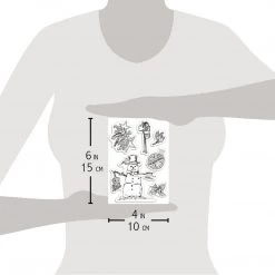 North Pole Clear Stamp 4x6 By Ciao Bella Stamping Art Winter / Christmas