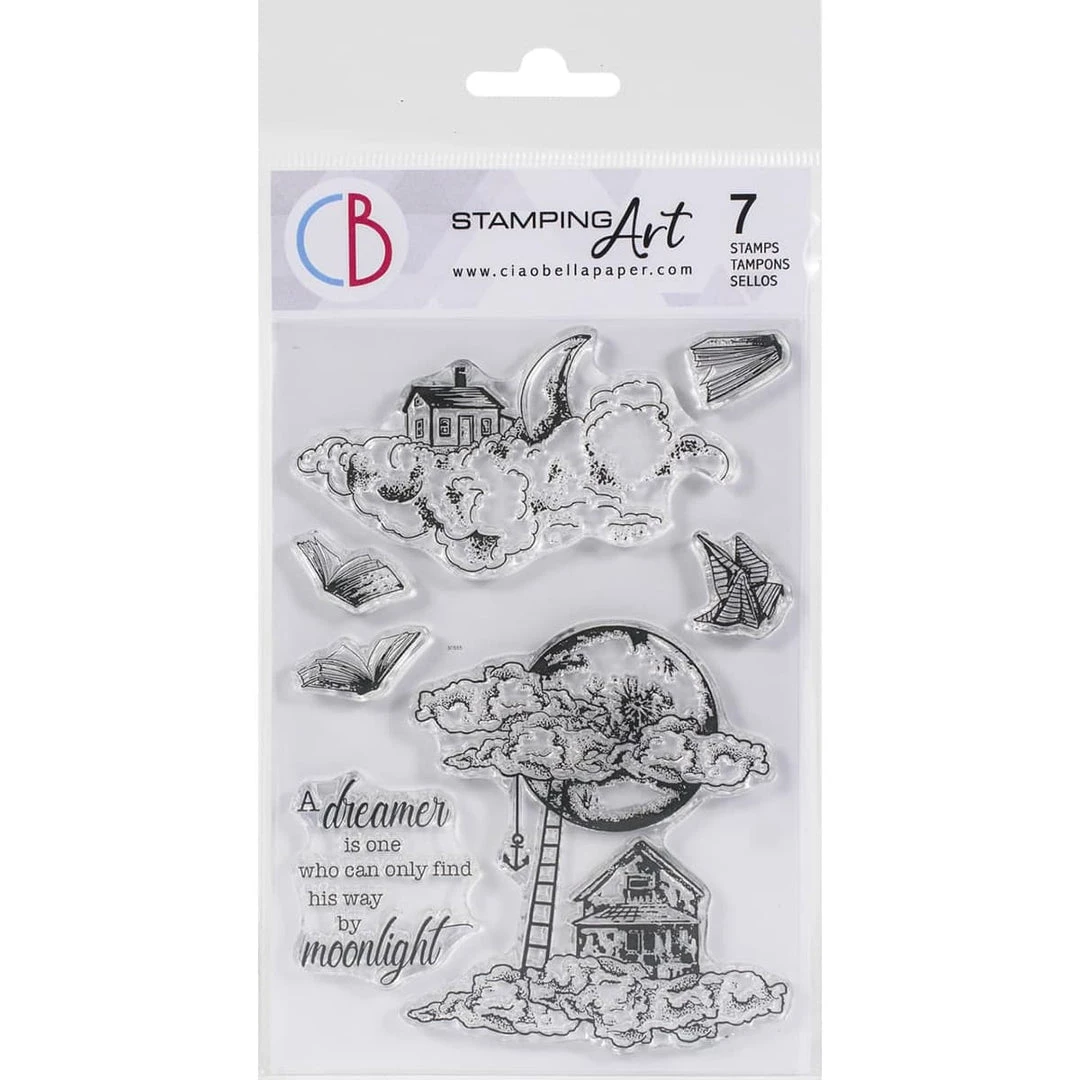 Moonlight Clear Stamp 4x6 By Ciao Bella Stamping Art Newly Added Products! 4 Moonlight Clear Stamp 4x6 By Ciao Bella Stamping Art Newly Added Products!