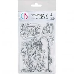 It's Bath Time Clear Stamp 4x6 By Ciao Bella Stamping Art Newly Added Products!