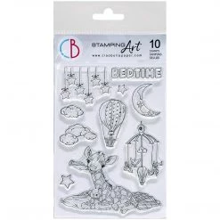 Newly Added Products! Bedtime Clear Stamp 4x6 By Ciao Bella Stamping Art
