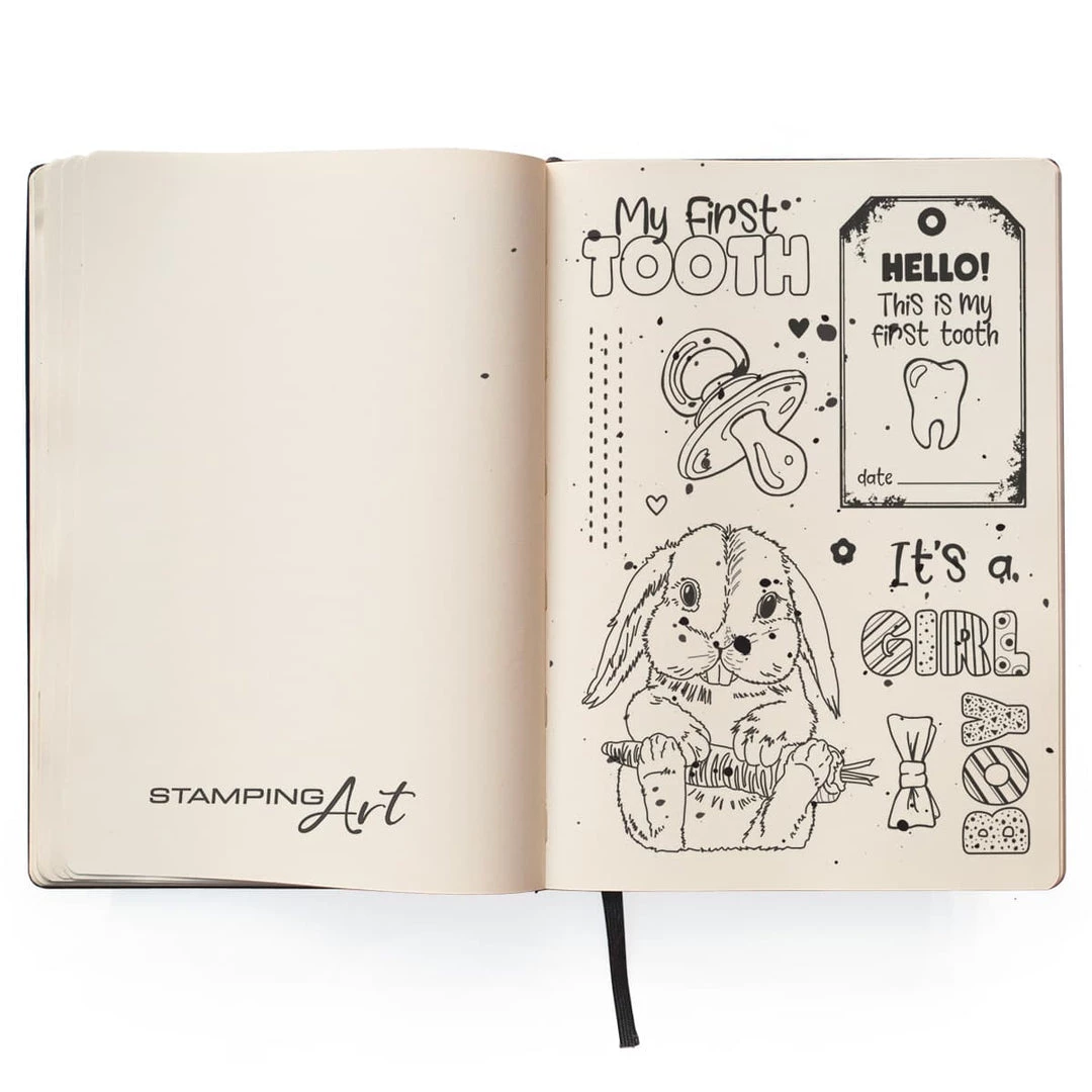 My First Tooth Clear Stamp 4x6 By Ciao Bella Stamping Art 3 My First Tooth Clear Stamp 4x6 By Ciao Bella Stamping Art