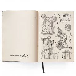 Let's Party Clear Stamp 4x6 By Ciao Bella Stamping Art