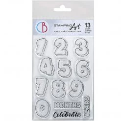 Newly Added Products! Baby Months & Years Clear Stamp 4x6 By Ciao Bella Stamping Art