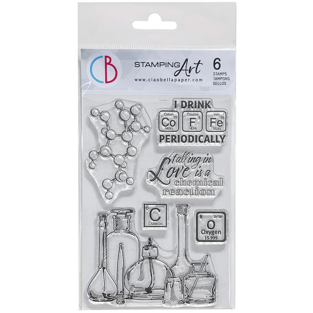 Newly Added Products! Chemical Reaction Clear Stamp 4x6 By Ciao Bella Stamping Art 4 Newly Added Products! Chemical Reaction Clear Stamp 4x6 By Ciao Bella Stamping Art