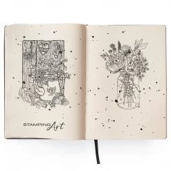 Fraises Et Fleurs Savages "Strawberries And Wildflowers" Clear Stamp 4x6 By Ciao Bella Stamping Art