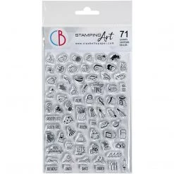Newly Added Products! Bujo Cooking Clear Stamp 4x6 By Ciao Bella Stamping Art