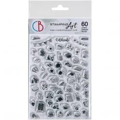 Newly Added Products! Bujo Party Clear Stamp 4x6 By Ciao Bella Stamping Art