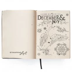 December & Joy Clear Stamp 4x6 By Ciao Bella Stamping Art Winter / Christmas