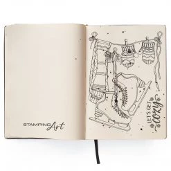 Let's Get Cozy Clear Stamp 4x6 By Ciao Bella Stamping Art Winter / Christmas